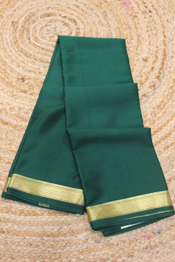 Mysore Crepe Silk with Small Border