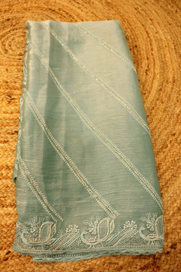 Embroidery & Stone Work Designer Saree