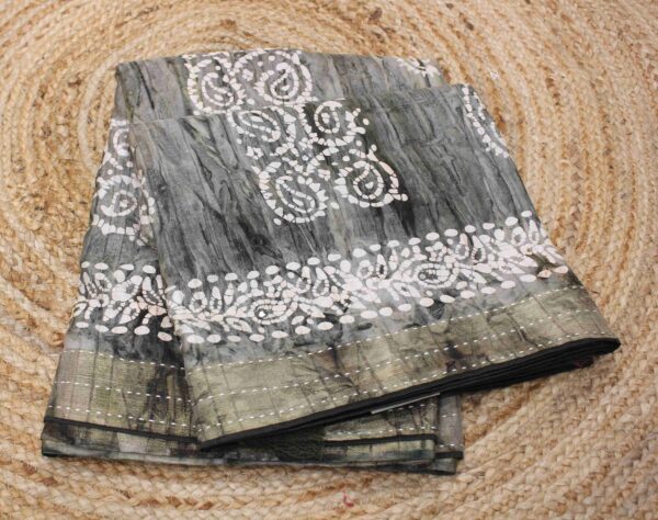 Semi Tussar Printed