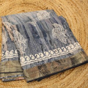 Semi Tussar Printed