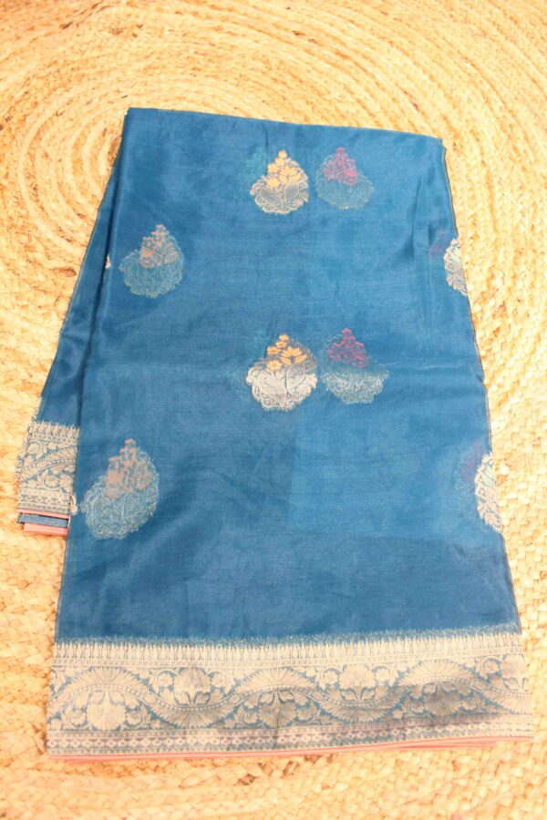 Semi Organza Buttas Saree