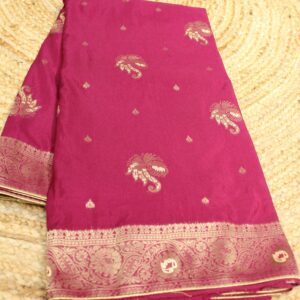 Semi Banaras Silk Buttas Saree