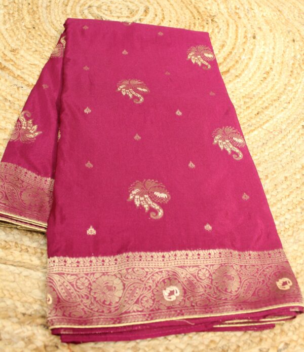 Semi Banaras Silk Buttas Saree