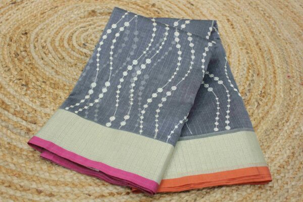 Embroidery Kota Checks Saree
