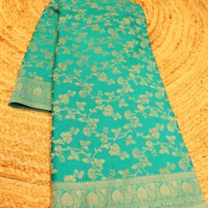 Zari Floral Jaal Georgette Saree