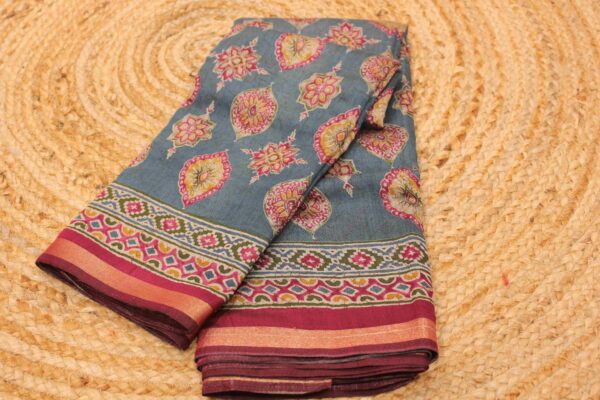 Printed Chanderi Saree