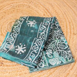 Alternative view of Batik Print Cotton Silk Saree