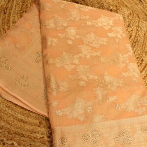 Zari Jaal with Zircon Saree