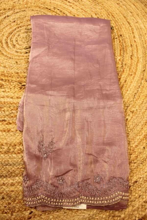 Cut dana & Pearl work Designer Saree - Image 2