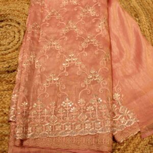 Zircon & Thread Embroidery Designer Saree