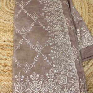 Zircon with Thread work Designer Saree