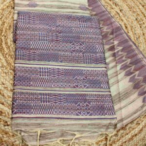 Alternative view of Floral Motifs Semi Tussar Saree