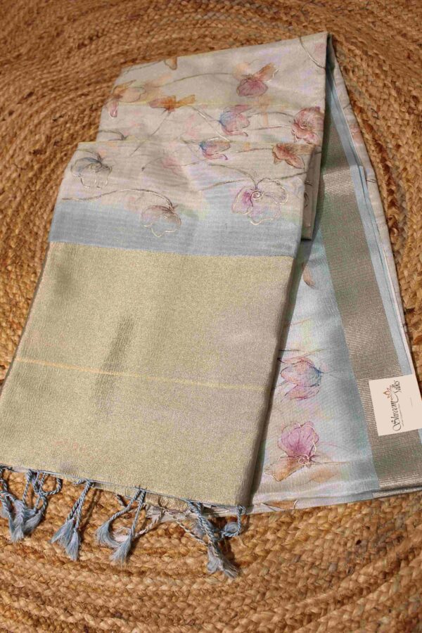 Floral Printed Tissue Saree