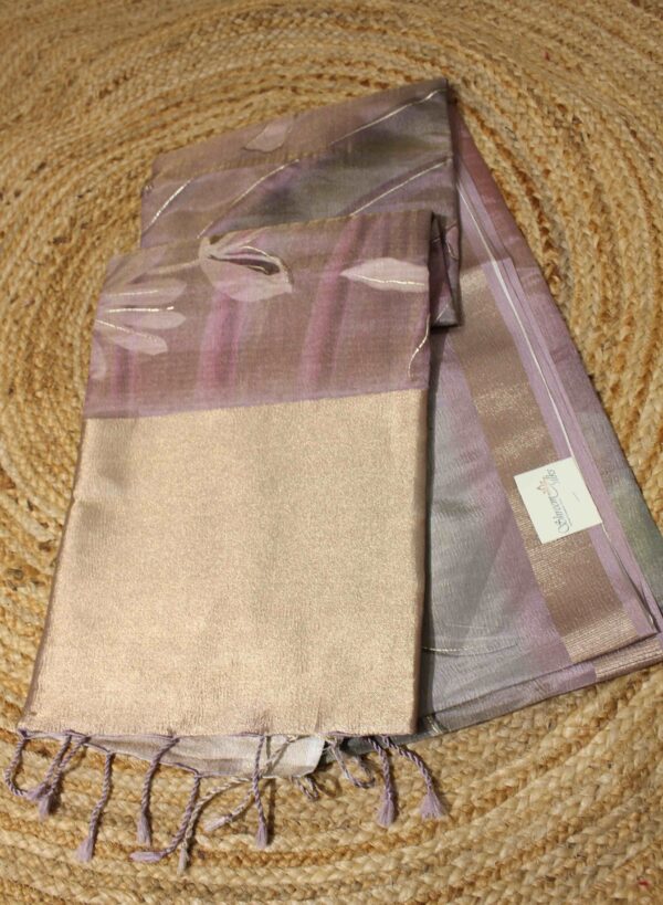 Printed Crush Tissue Saree
