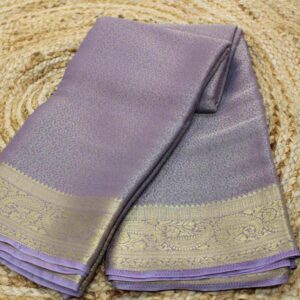 Alternative view of Brocade Semi Mysore Saree