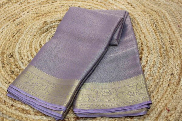 Brocade Semi Mysore Saree - Image 2