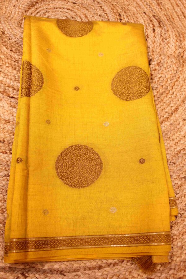 Zari Big Buttas Fancy Saree