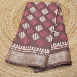 Semi Tussar Printed