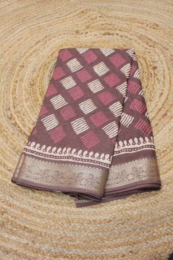 Semi Tussar Printed