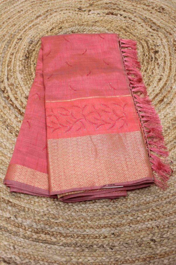 Sequence work Buttas Fancy Saree - Image 3