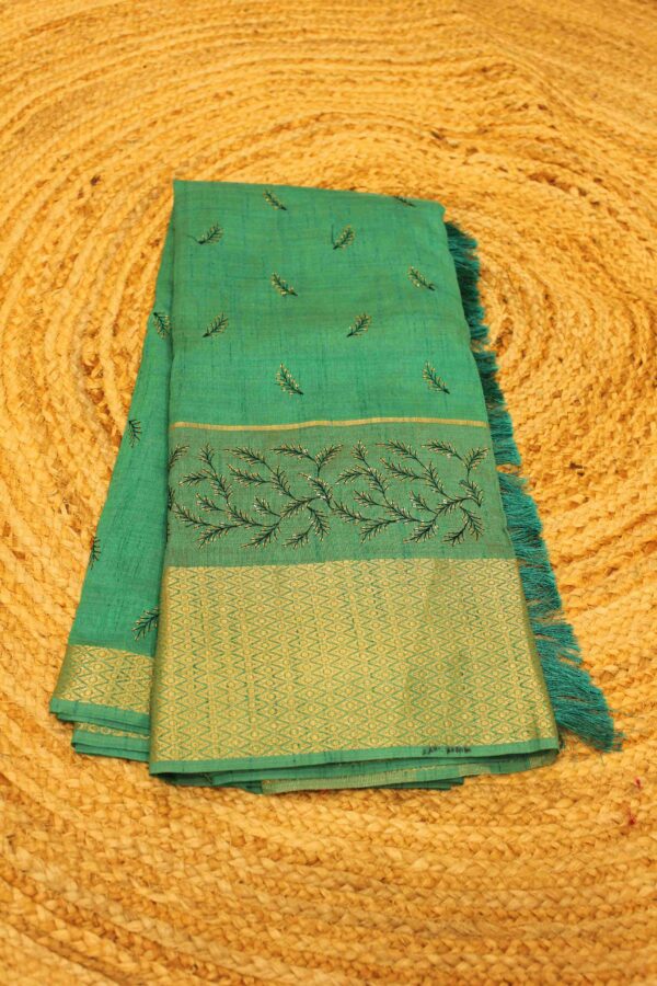 Sequence work Buttas Fancy Saree - Image 4