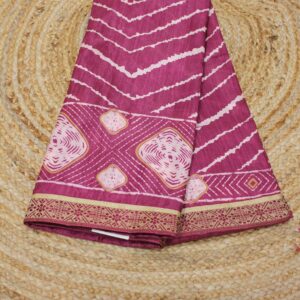 Leheriya Printed Fancy Saree