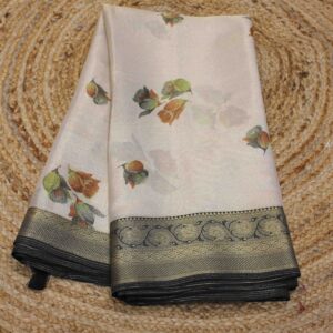Printed Fancy Tissue Saree