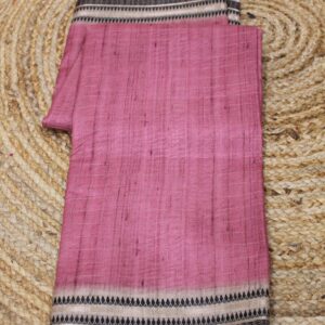 Alternative view of Zari Checks Tussar Saree