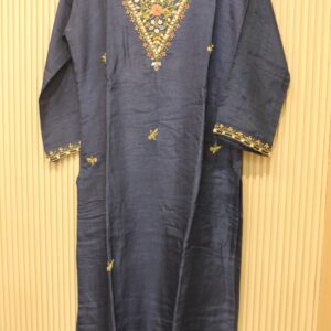Alternative view of Royal Blue with Embroidery and Embroidery Designer Kurta Set