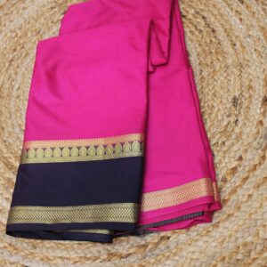 Bentex Border Semi Mysore Crepe Silk Saree