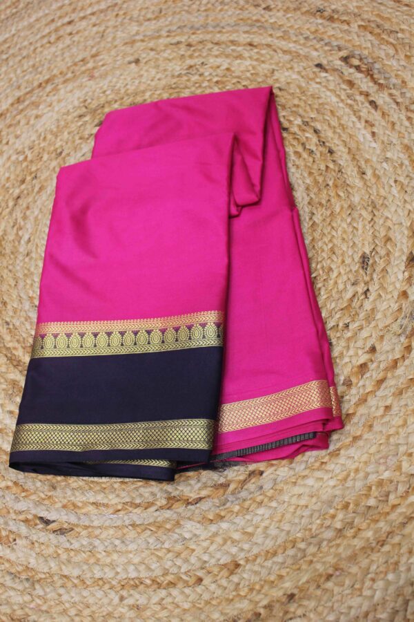 Bentex Border Semi Mysore Crepe Silk Saree