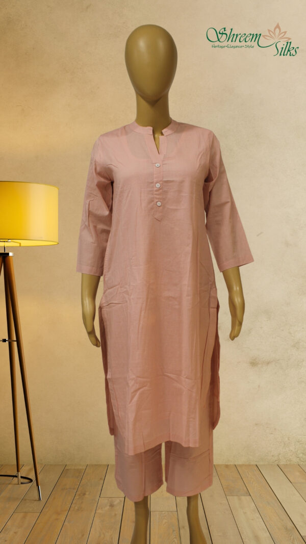 Baby Pink Kurta Set