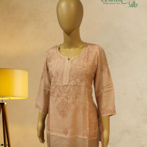 Chikoo lucknow Chikan work short Kurti