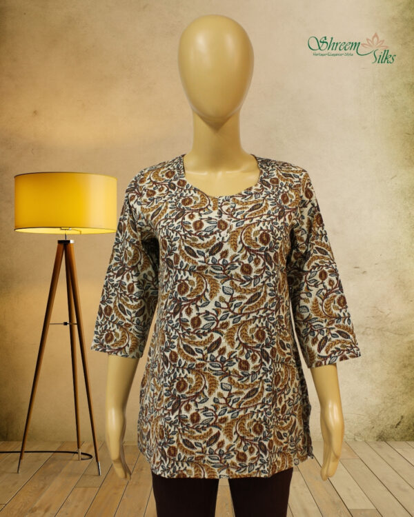 Multicolor Prints Short Kurti