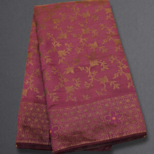 Alternative view of Zari Woven Floral Jaal Banaras Saree