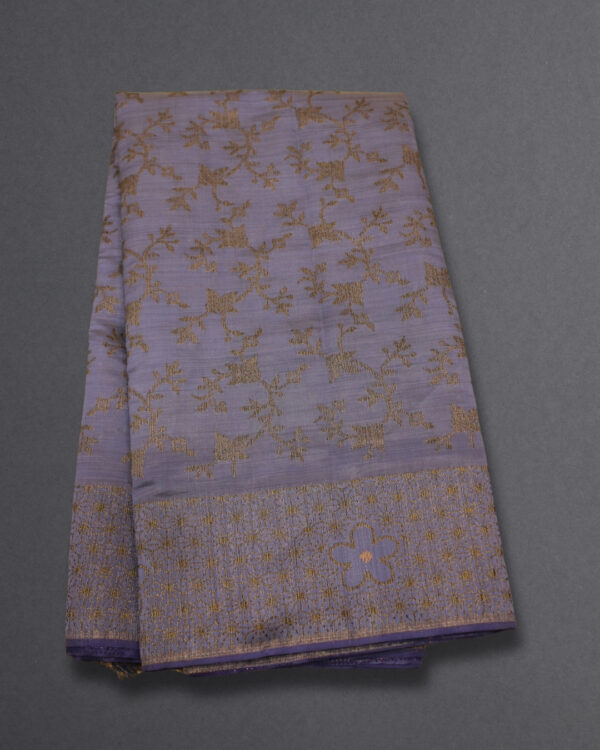 Zari Woven Floral Jaal Banaras Saree