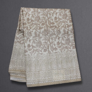 Alternative view of Floral Printed Semi Tussar Saree