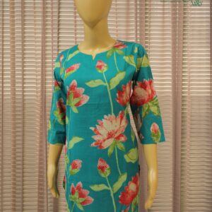 Alternative view of Rama Green with Pink and Green Prints Code Set