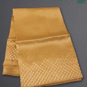 Alternative view of Thread Work with Scallop Boder Organza Saree
