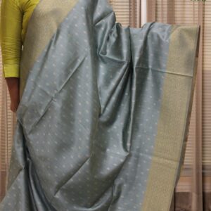 Zari Woven Small Buttas with Rich Pallu Raw Silk Saree