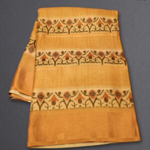 Alternative view of Printed Tissue Georgette Saree