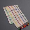 Multicolour Checks Soft Cotton Saree