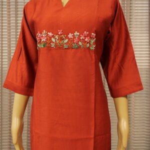 Alternative view of Floral Knot work Cord Set - Orange